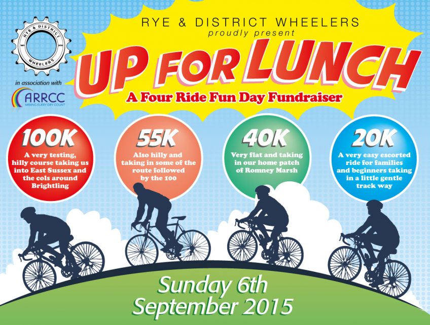Rye Wheelers “Up for Lunch Open Ride”, 06-09-2015.